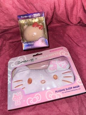 The Crème Shop x Hello Kitty Plushie Sleep Mask - Pink